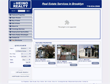 Tablet Screenshot of heinorealty.com